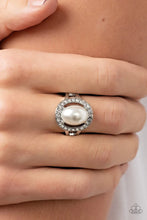Load image into Gallery viewer, PAPARAZZI JEWELRY
Paparazzi Ring ~ Seize the Shimmer - White