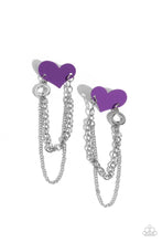 Load image into Gallery viewer, Paparazzi Earring ~ Altered Affection - Purple