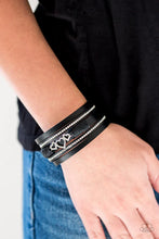 Load image into Gallery viewer, Paparazzi ♥ Rebel Valentine - Black ♥ Bracelet