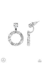 Load image into Gallery viewer, Paparazzi ♥ Diamond Halo - White ♥ Post Earrings