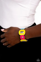 Load image into Gallery viewer, Paparazzi Jewelry Paparazzi Bracelet ~ Painted Pairing - Yellow
