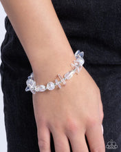 Load image into Gallery viewer, Paparazzi Bracelet ~ Reflective Ritardando - White