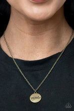 Load image into Gallery viewer, the cool mom brass necklace
