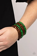 Load image into Gallery viewer, PAPARAZZI JEWELRY
Paparazzi Bracelet ~ Fiji Fiesta - Green
