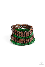 Load image into Gallery viewer, PAPARAZZI JEWELRY
Paparazzi Bracelet ~ Fiji Fiesta - Green
