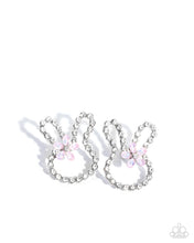 Load image into Gallery viewer, Bunny Backdrop - pink - Paparazzi earrings
