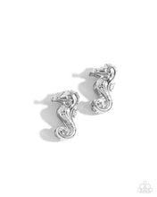 Load image into Gallery viewer, Paparazzi Earring ~ Sea Horse Statement - Silver
