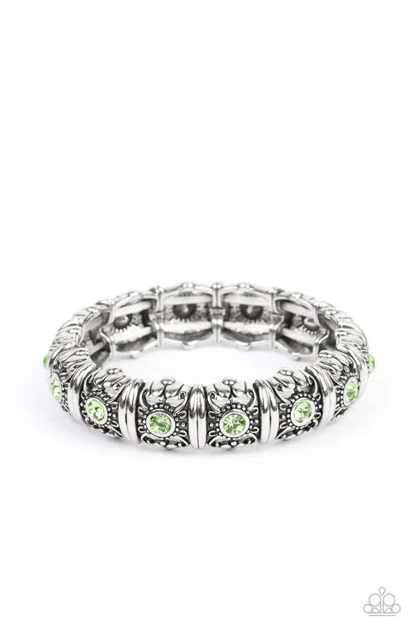 Paparazzi Jewelry  Paparazzi Bracelet ~ Ageless Glow - Green