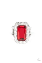 Load image into Gallery viewer, Paparazzi Jewelry  Paparazzi Ring ~ A Grand STATEMENT-MAKER - Red
