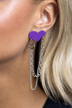 Load image into Gallery viewer, Paparazzi Earring ~ Altered Affection - Purple
