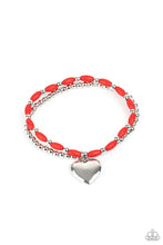 Load image into Gallery viewer, Paparazzi Jewelry  Paparazzi Bracelet ~ Candy Gram - Red
