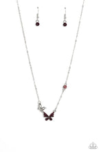 Load image into Gallery viewer, Paparazzi ♥ Cant BUTTERFLY Me Love - Purple ♥ Necklace
