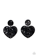 Load image into Gallery viewer, Paparazzi Earring ~ Just a Little Crush - Black
