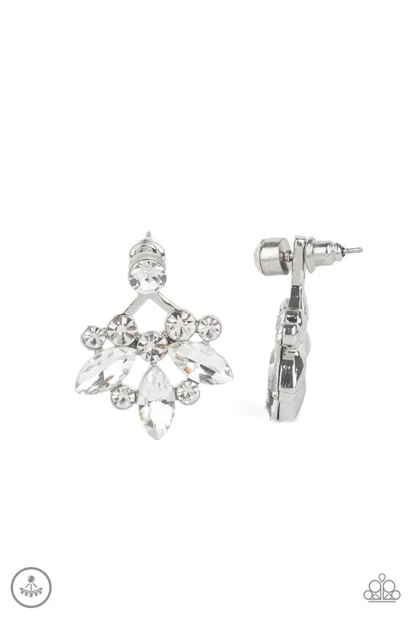 Paparazzi Jewelry  Paparazzi Earring ~ Crystal Constellations - White