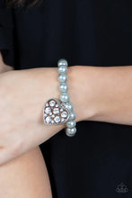 Load image into Gallery viewer, Paparazzi Bracelet ~ Cutely Crushing - Silver
