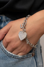 Load image into Gallery viewer, Paparazzi Jewelry  Paparazzi Bracelet ~ Declaration of Love - White

