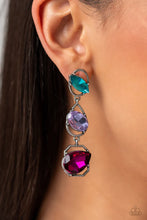 Load image into Gallery viewer, Paparazzi Earring ~ Dimensional Dance - Multi
