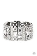 Load image into Gallery viewer, Paparazzi Bracelet ~ Dynamically Diverse - White
