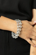 Load image into Gallery viewer, Paparazzi Jewelry  Paparazzi Bracelet ~ Eiffel Tower Tryst - White
