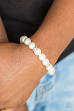 Load image into Gallery viewer, Paparazzi Jewelry  Paparazzi Bracelet ~ Exquisitely Elite - White
