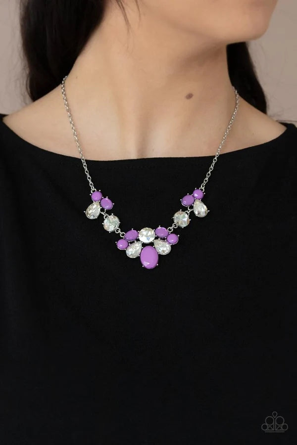 Paparazzi Necklace ~ Ethereal Romance - Purple