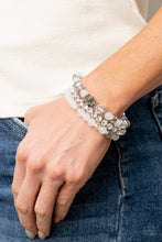 Load image into Gallery viewer, Paparazzi Jewelry  Paparazzi Bracelet ~ Ethereal Etiquette - White
