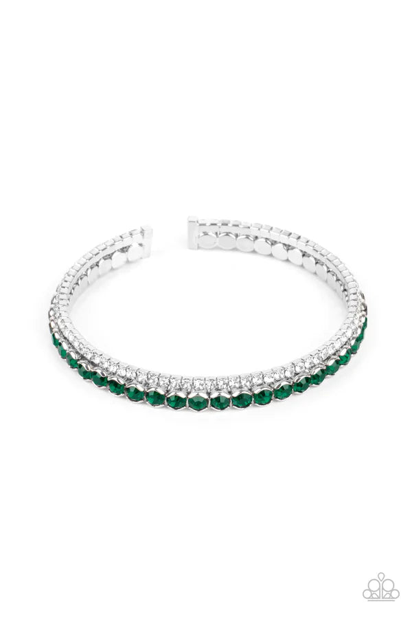 Paparazzi Jewelry  Paparazzi Bracelet ~ Fairytale Sparkle - Green
