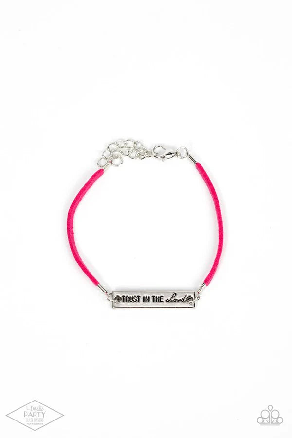 Paparazzi Jewelry  Paparazzi Bracelet ~ Have Faith - Pink