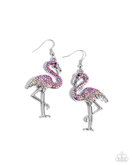 Paparazzi Jewelry  Paparazzi Earring ~ Flamingo Flourish