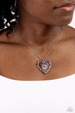 Load image into Gallery viewer, flirting ferris wheel pink necklace
