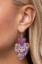 Load image into Gallery viewer, Paparazzi ♥ Flirting Flourish - Pink ♥ Earrings
