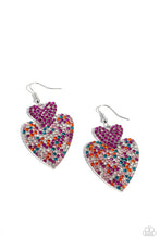 Load image into Gallery viewer, Paparazzi ♥ Flirting Flourish - Pink ♥ Earrings
