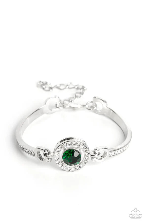 Paparazzi Jewelry  Paparazzi Bracelet ~ Focused and Fabulous - Green