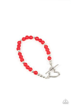 Load image into Gallery viewer, Paparazzi Bracelet ~ Following My Heart - Red
