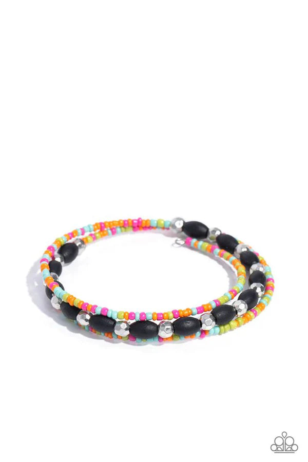 Paparazzi Jewelry  Paparazzi Bracelet ~ For WOOD Measure - Black