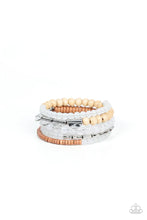 Load image into Gallery viewer, Paparazzi Jewelry  Paparazzi Bracelet ~ Free-Spirited Spiral - White
