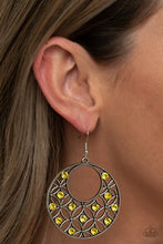 Load image into Gallery viewer, Paparazzi ♥ Garden Garnish - Yellow ♥ Earrings

