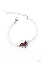 Load image into Gallery viewer, heart knock life purple bracelet
