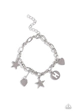 Load image into Gallery viewer, Paparazzi ♥ Legacy Letters - White - H ♥ Bracelet
