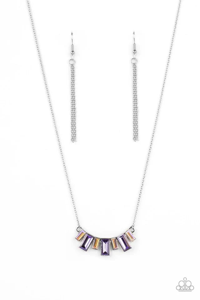 Paparazzi Jewelry  Paparazzi Necklace ~ Hype Girl Glamour - Purple