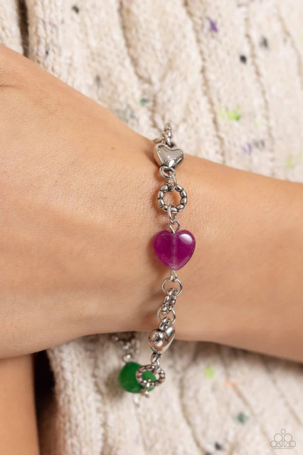 Paparazzi Jewelry  Paparazzi Bracelet ~ I Can Feel Your Heartbeat - Multi