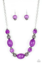 Load image into Gallery viewer, ice melt purple necklace
