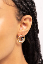 Load image into Gallery viewer, Paparazzi Jewelry  Paparazzi Earring ~ Imperfect Illumination - Gold
