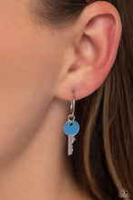 Load image into Gallery viewer, Paparazzi Jewelry  Paparazzi Earring ~ Key Performance - Blue
