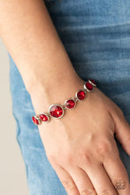 Load image into Gallery viewer, Paparazzi Jewelry  Paparazzi Bracelet ~ Lustrous Luminosity - Red
