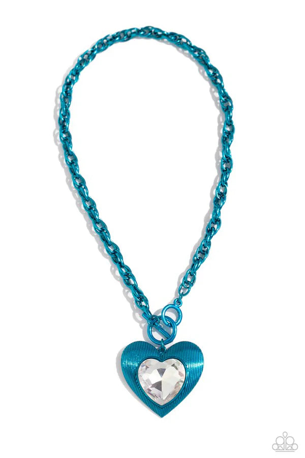 Paparazzi Jewelry  Paparazzi Necklace ~ Modern Matchup - Blue