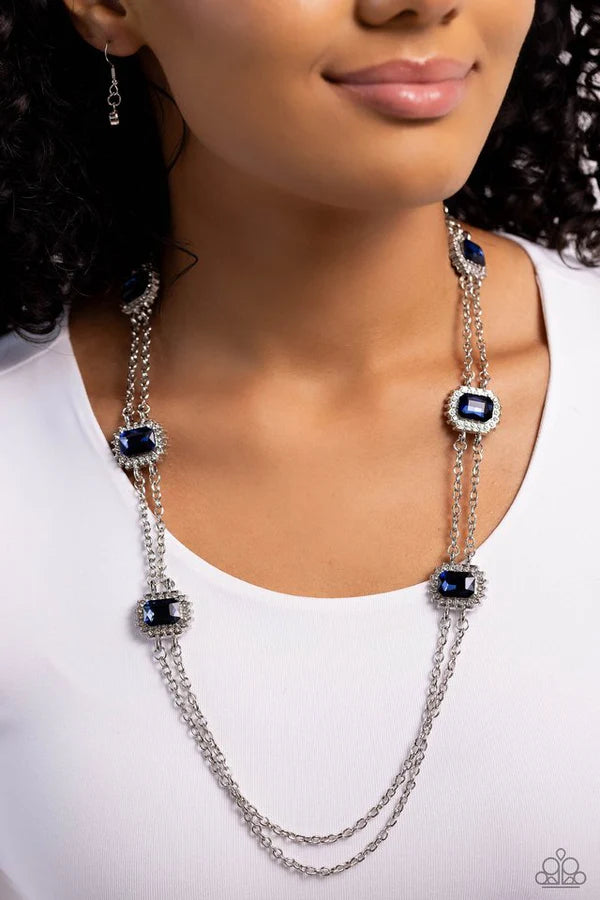 Paparazzi Jewelry  Paparazzi Necklace ~ Pocketful of Sunshine - Blue