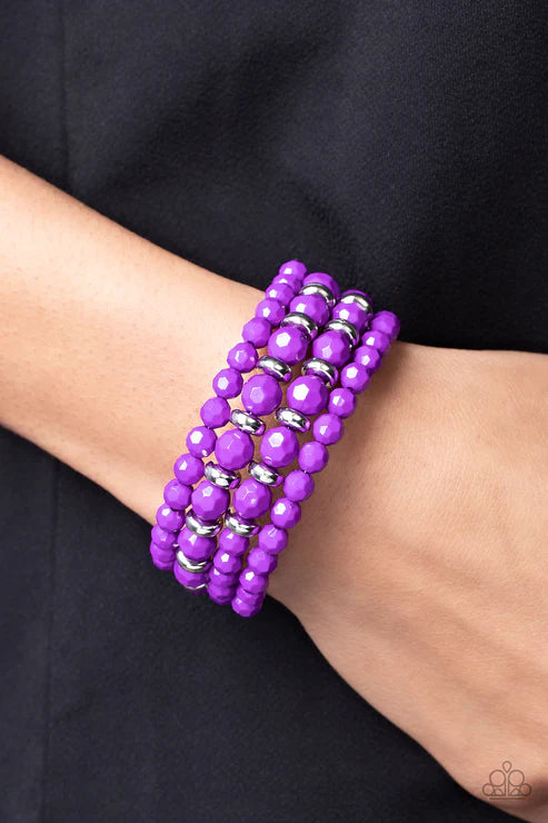 Paparazzi ♥ Its a Vibe - Purple ♥ Bracelet