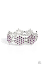 Load image into Gallery viewer, Paparazzi ♥ Scintillating Snowflakes - Purple ♥ Bracelet
