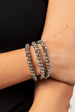 Load image into Gallery viewer, Paparazzi Bracelet ~ Supernova Sultry - Silver
